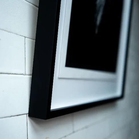 Framed archival print detail